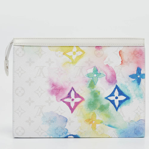 Multicolor Monogram Watercolor Pochette Voyage MM
