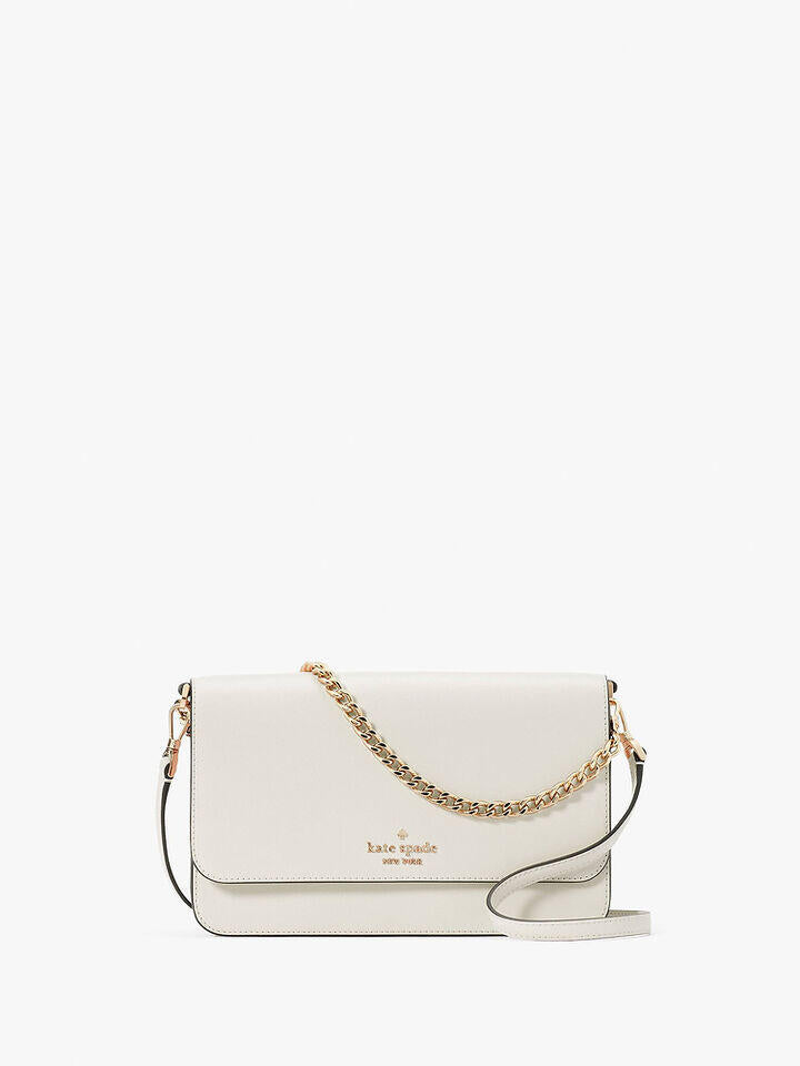 Kate Spade Au Madison Saffiano Leather Willow Flap Convertible Crossbody