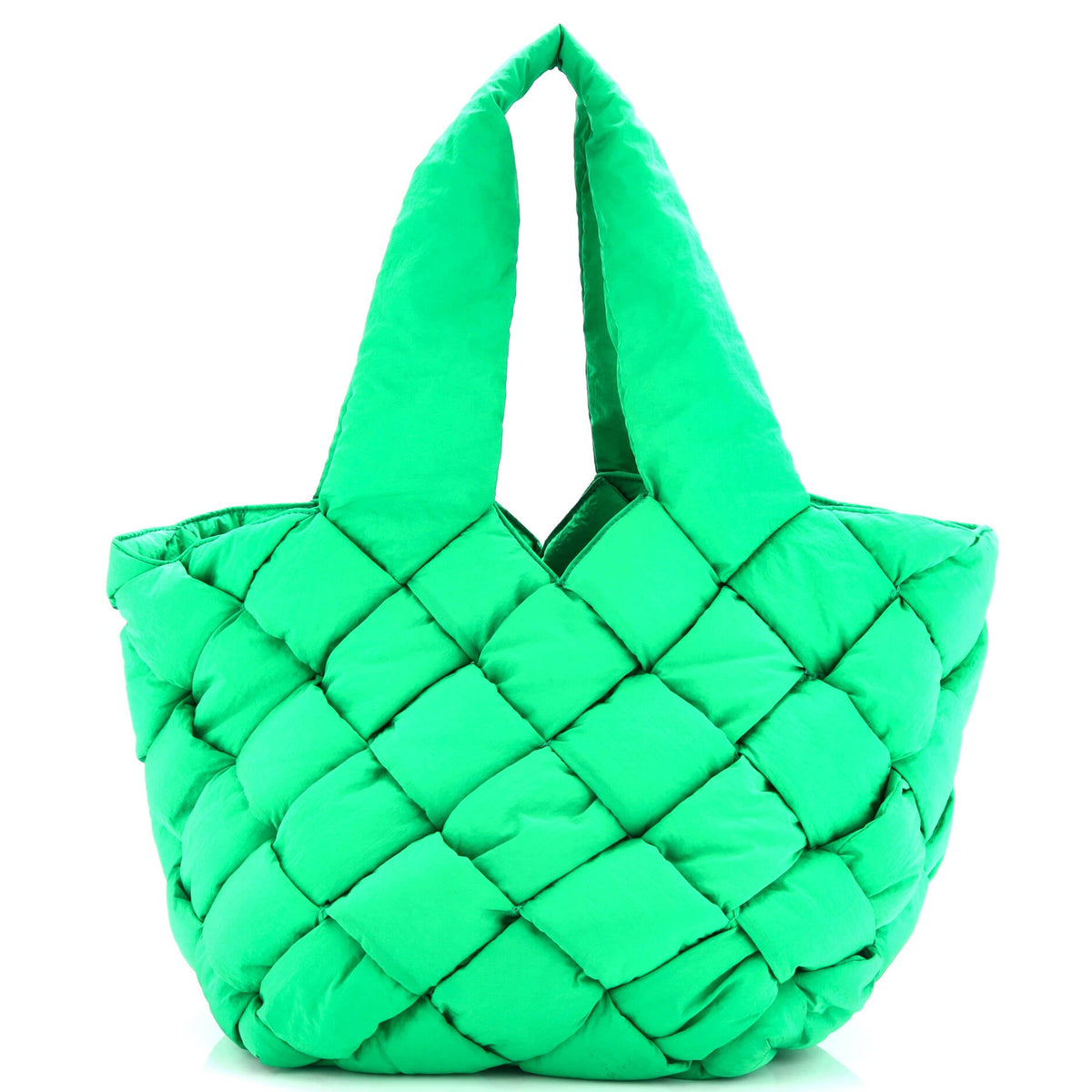 Bottega Veneta Cassette Paper Tote Intrecciato Nylon