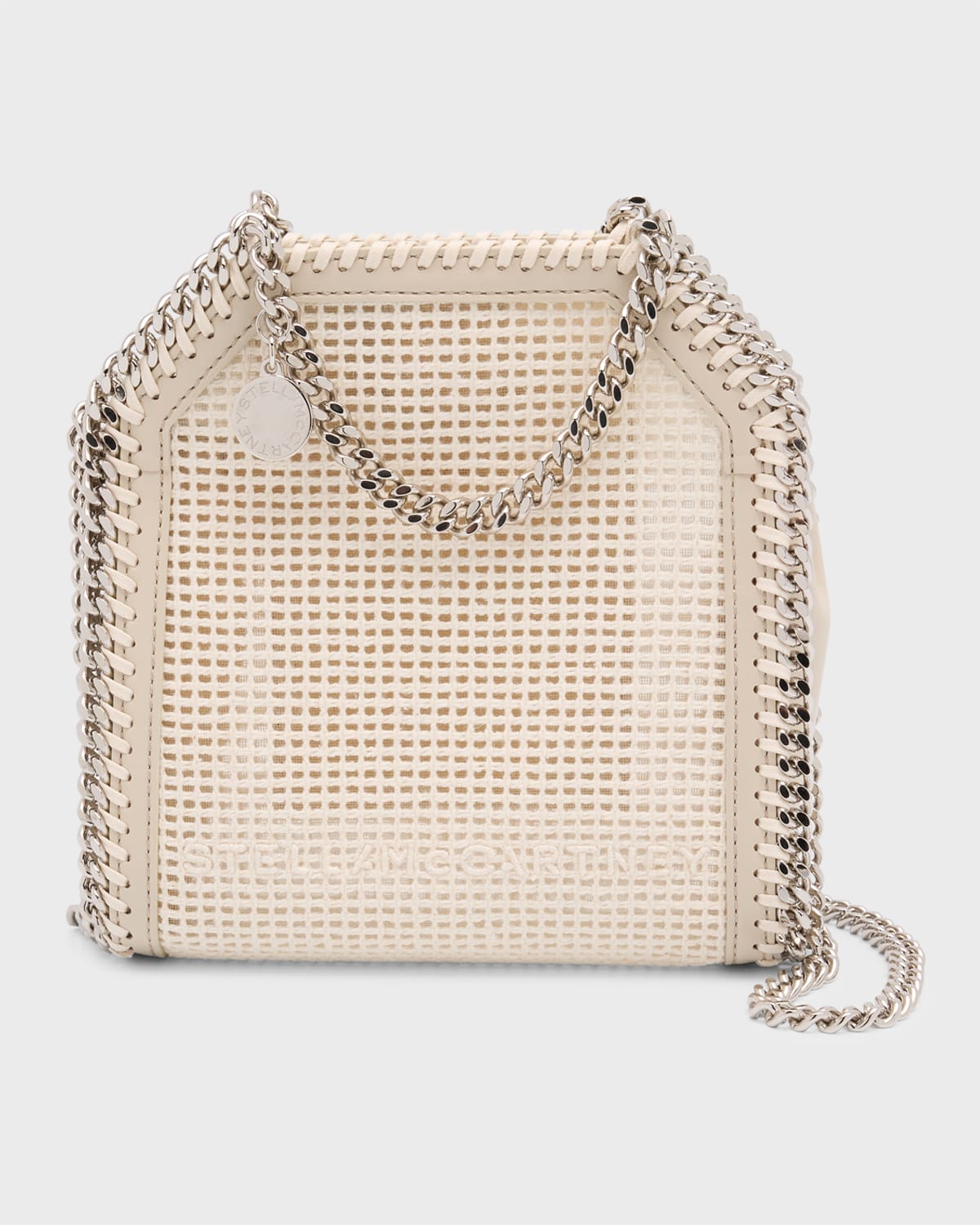 Stella McCartney Falabella Tiny Mesh Vegan Leather Tote Bag