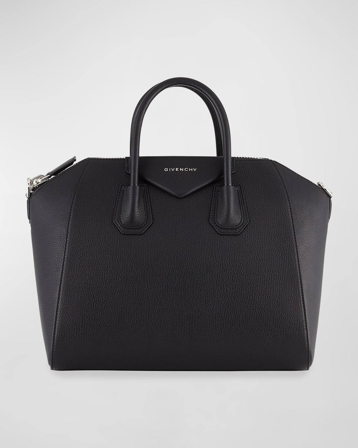 Givenchy Mittelgroße Tasche mit Griff oben Antigona aus genarbtem Leder