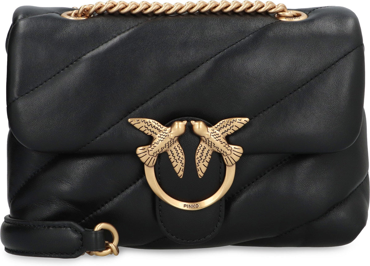 Pinko Women's Mini Love Bag Puff Maxi Quilt in Black | 100039A0F2 Color Z99Q
