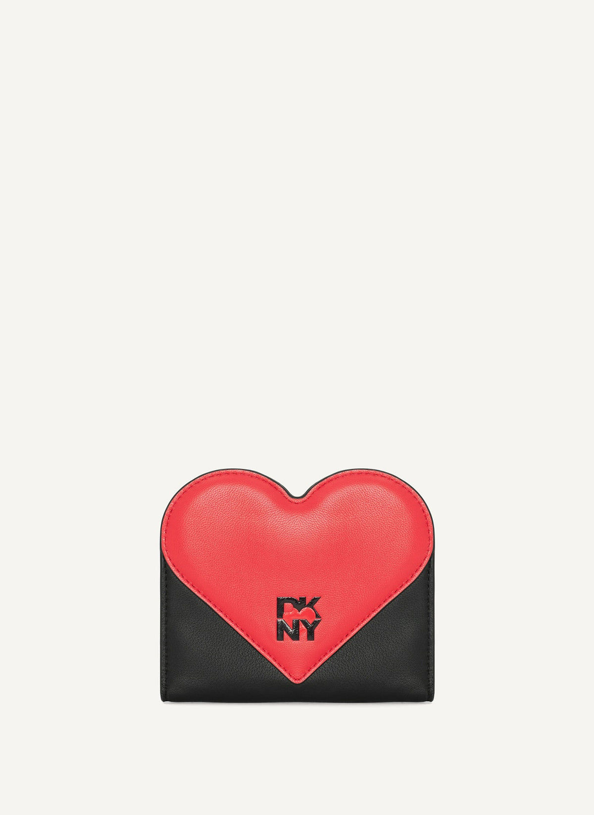 DKNY Women's Heart Of Ny Clip Wallet in Black