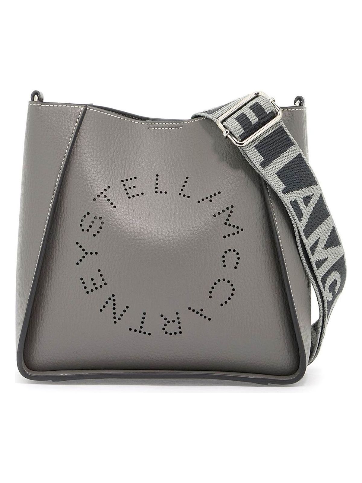 Stella Mccartney Women's Logo Mini Crossbody Bag in Grigio | 700073WP0057