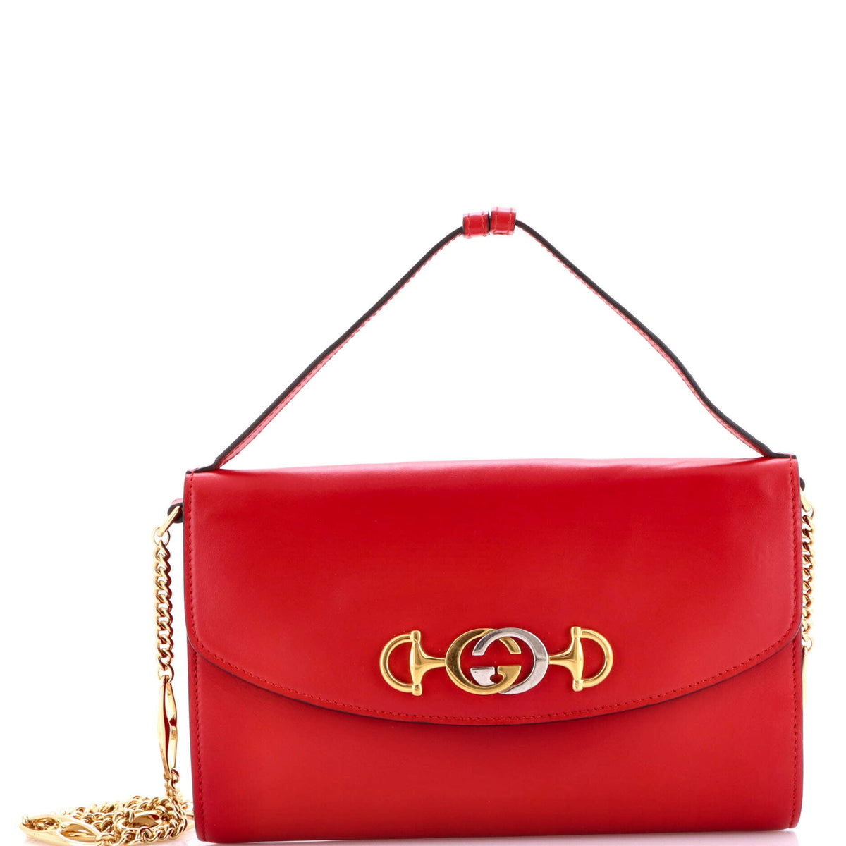 Gucci GUCCI Zumi Shoulder Bag Leather Small