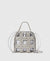 Falabella Tiny Crystal Cage Tote Bag, Woman, Silver