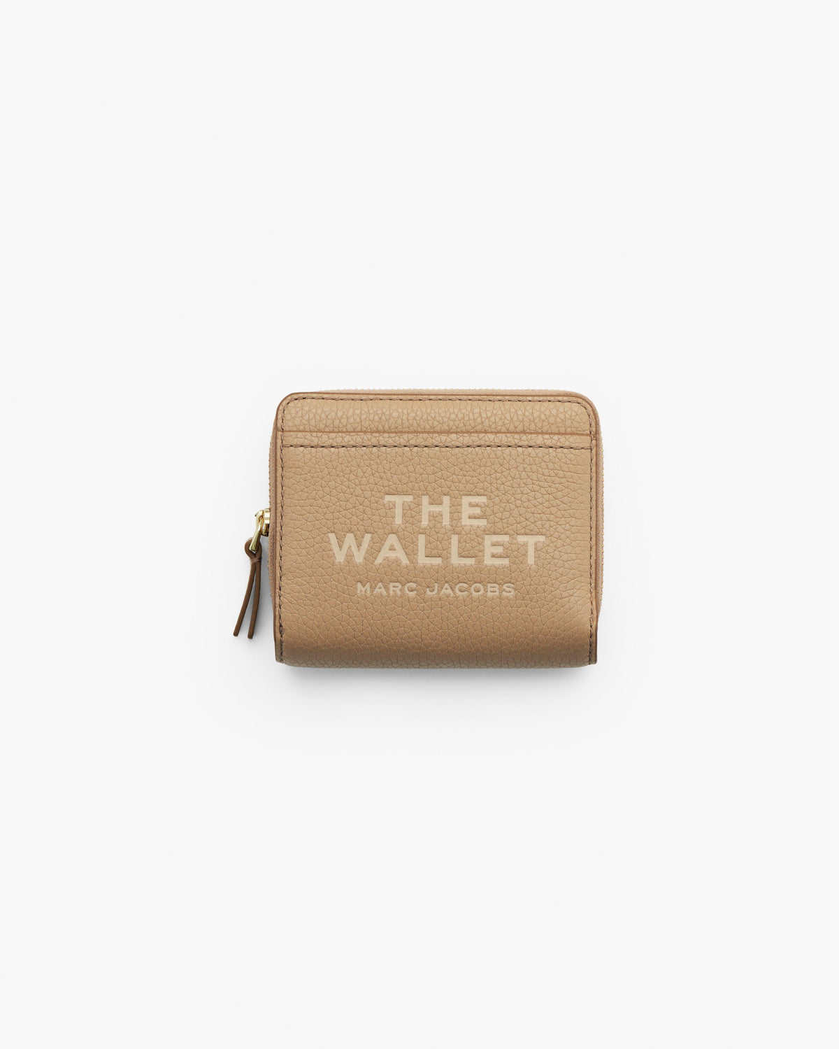 Marc Jacobs Marc Jacobs The Leather Mini Compact Wallet in Camel