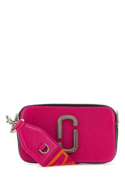 Marc Jacobs Women's Hot Pink Leather Color-Block Bag | Size UNI | 2S3HCR500H03 Color 664