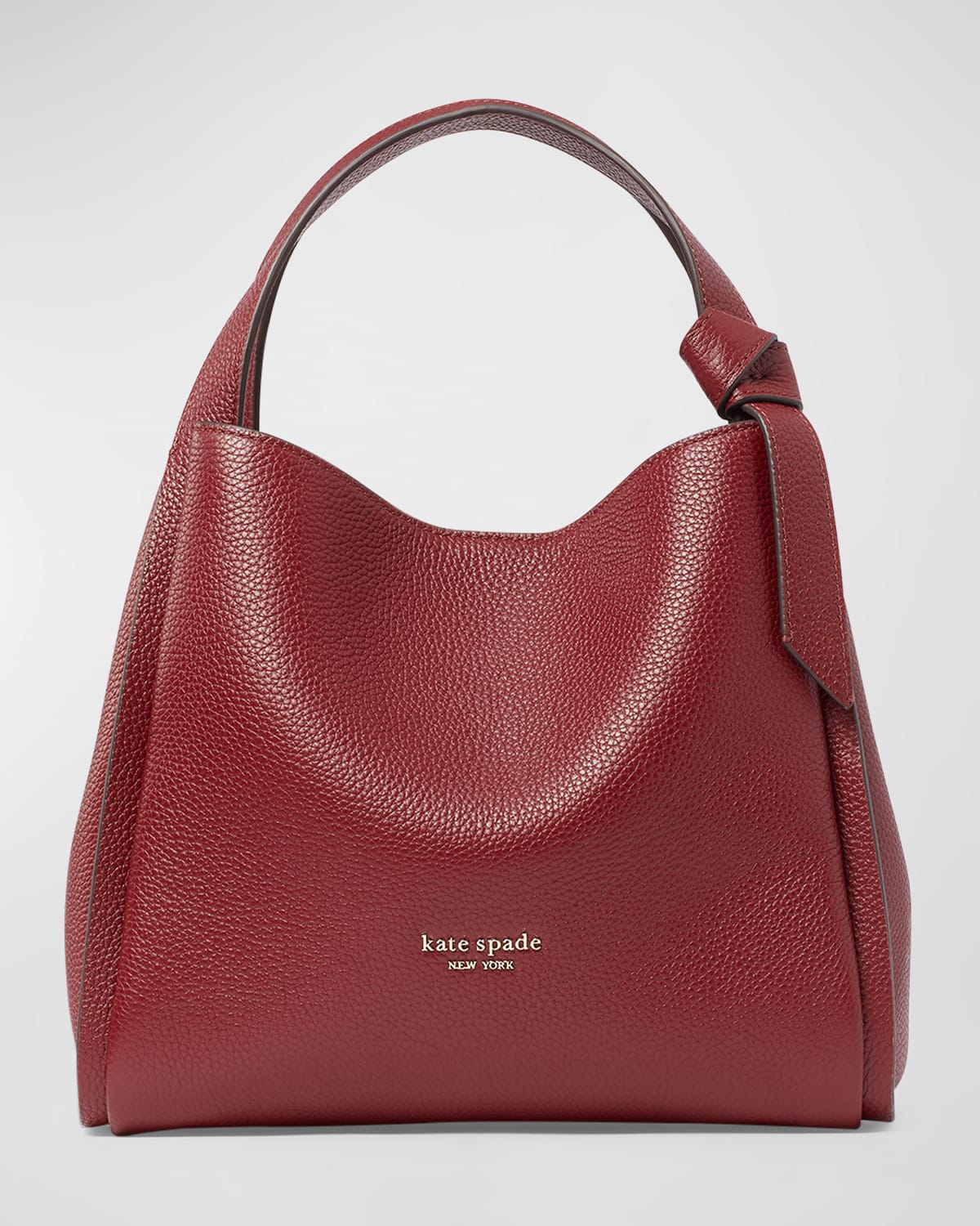 Kate Spade New York sac fourre-tout à bandoulière en cuir de taille moyenne Knott