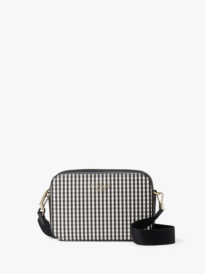 Kate Spade Au Madison Jazzy Gingham Printed Mini Camera Bag