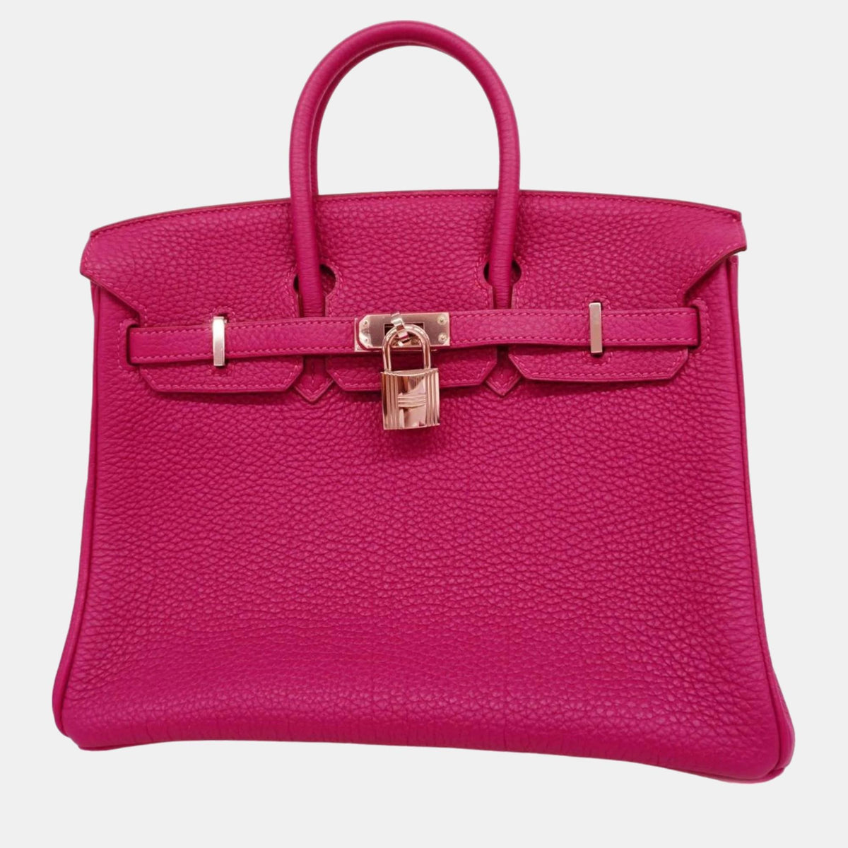 Hermès Tosca Togo Leather Birkin 25 Tote Bag
