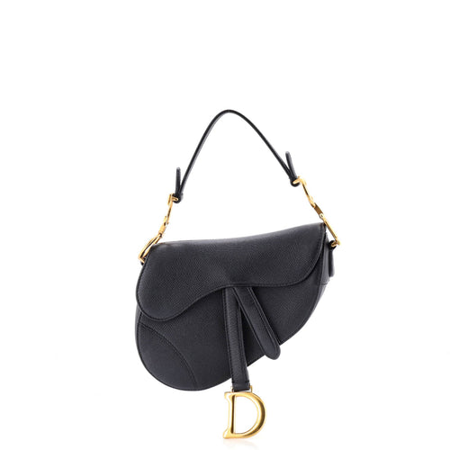 Saddle Handbag Leather Mini
