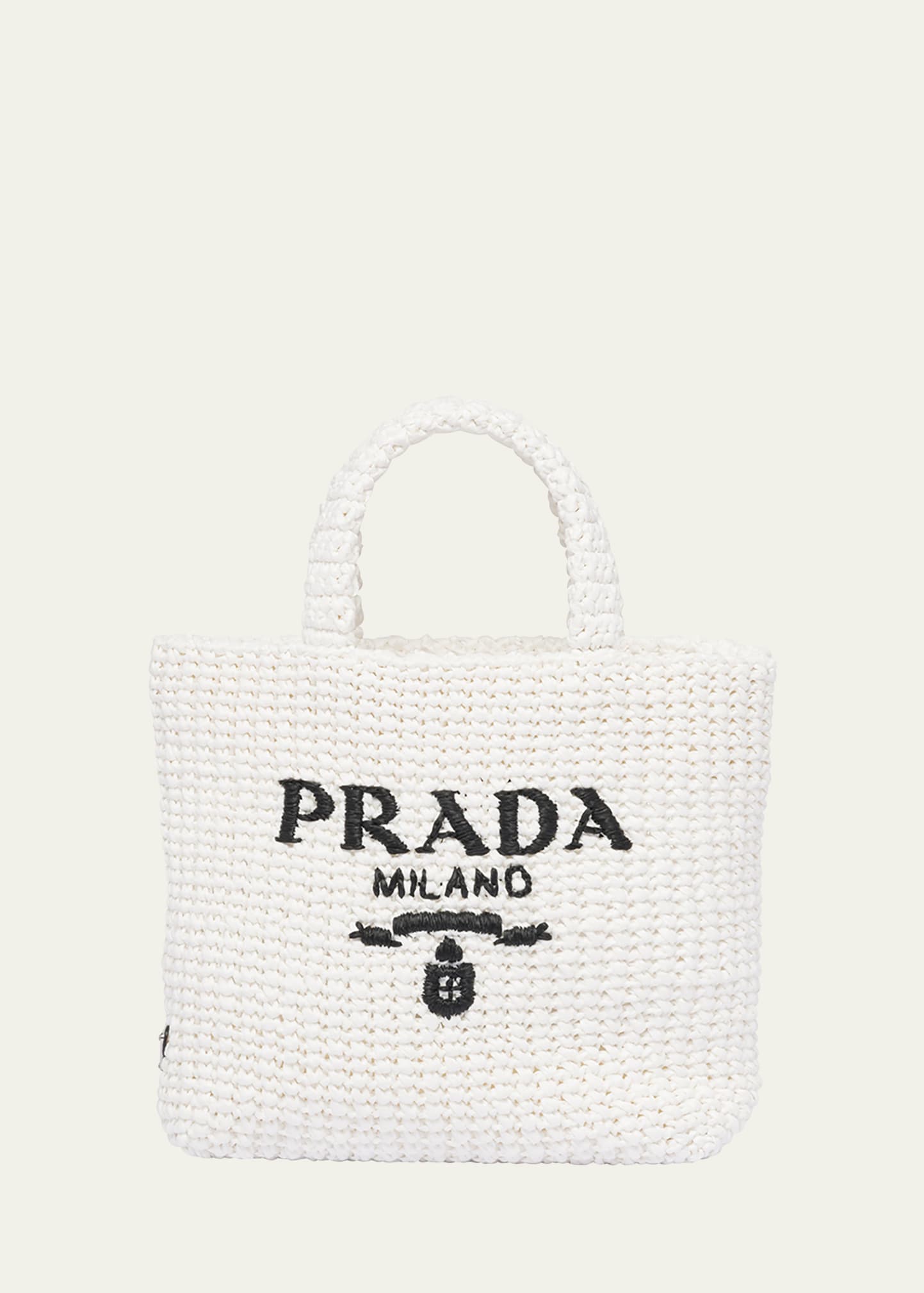 Prada Small Crochet Tote Bag