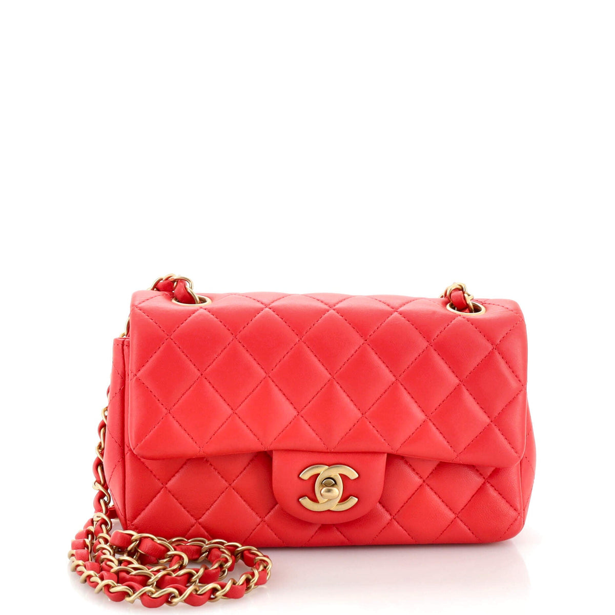 Chanel CHANEL Classic Single Flap Bag Quilted Lambskin Mini