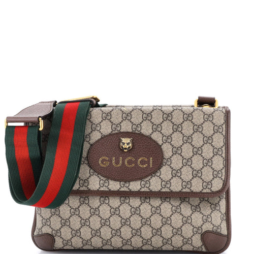 GUCCI Neo Vintage Flap Messenger GG Coated Canvas Medium