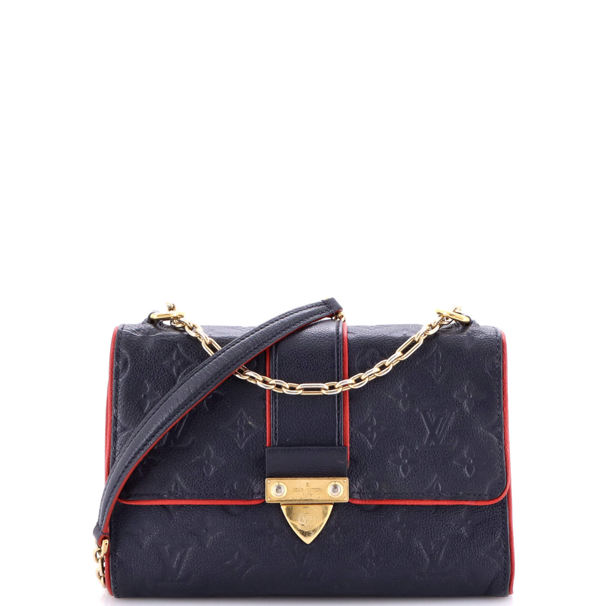Louis Vuitton Saint Sulpice Handbag Monogram Empreinte Leather PM