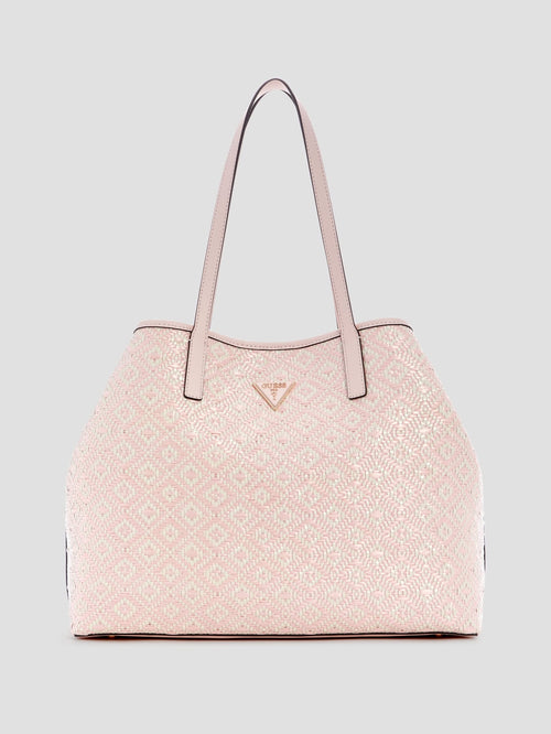 Vikky Straw Tote Set