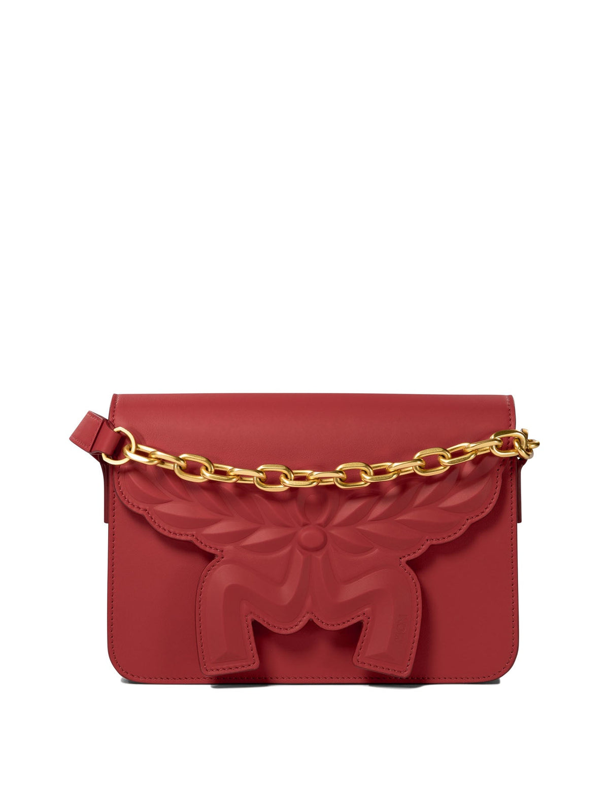 Mcm Women's "himmel Laurel" Crossbody Bag in Red | MWREAAC02XC