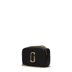 Marc Jacobs Nylon Crossbody Crossbody Leather with Logo Clasp Crossbody Bag - Black