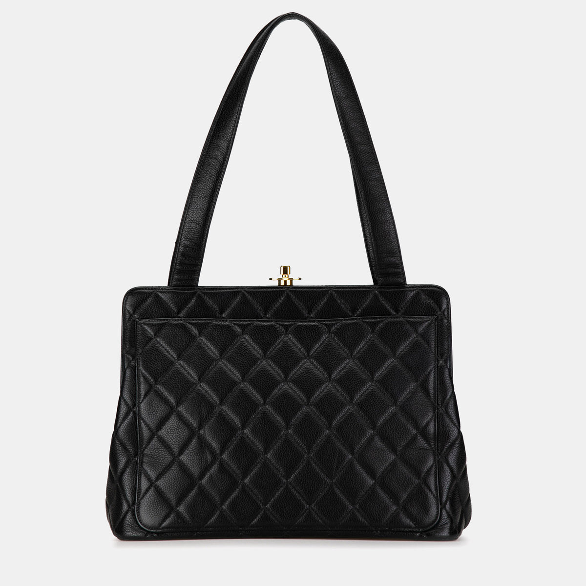 Chanel Quilted Caviar Frame Shoulder Bag