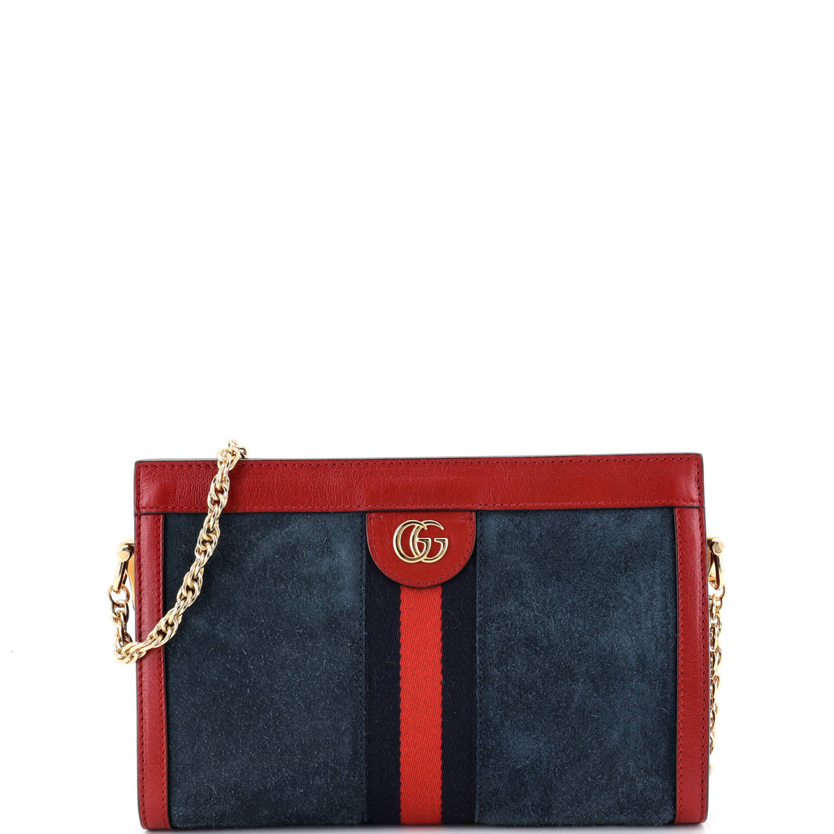 Gucci GUCCI Ophidia Chain Shoulder Bag Suede Small