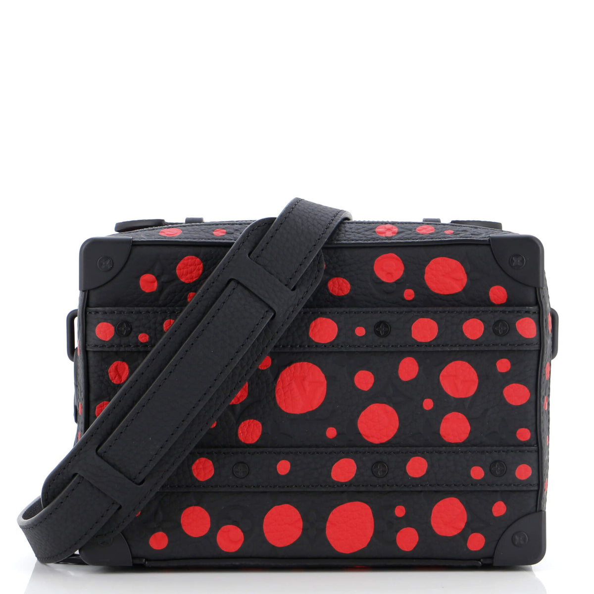 Louis Vuitton Handle Soft Trunk Bag Yayoi Kusama Infinity Dots Monogram Taurillon Leather