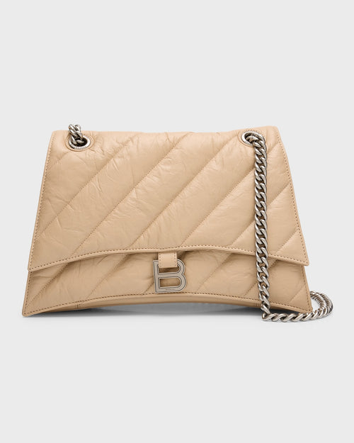 Crush Medium Quilted Chain Bag