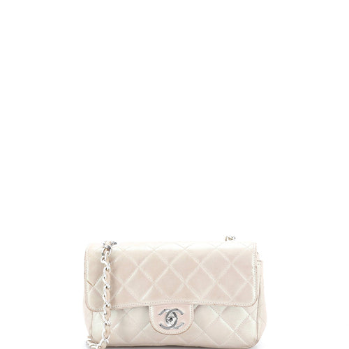 CHANEL Classic Single Flap Bag Quilted Lambskin Mini