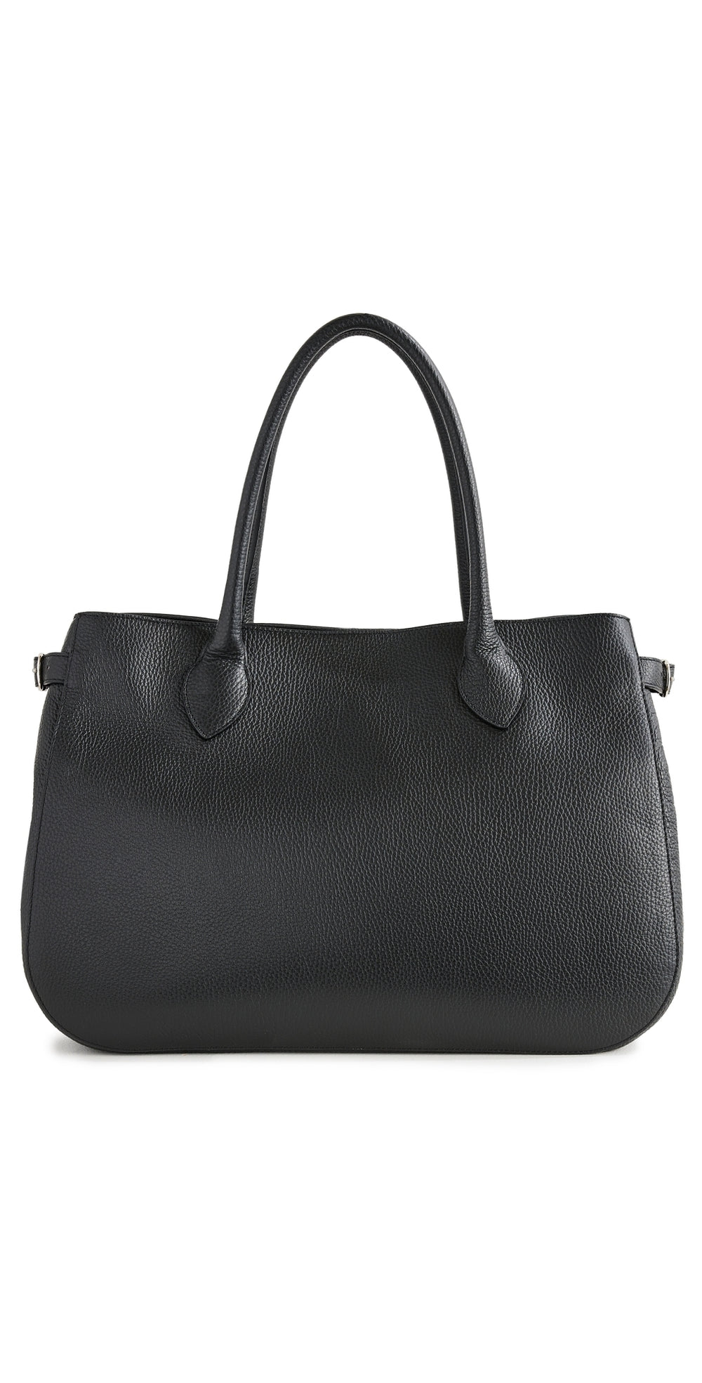 Oversized Patrizia Bowling Bag Black Leather One Size