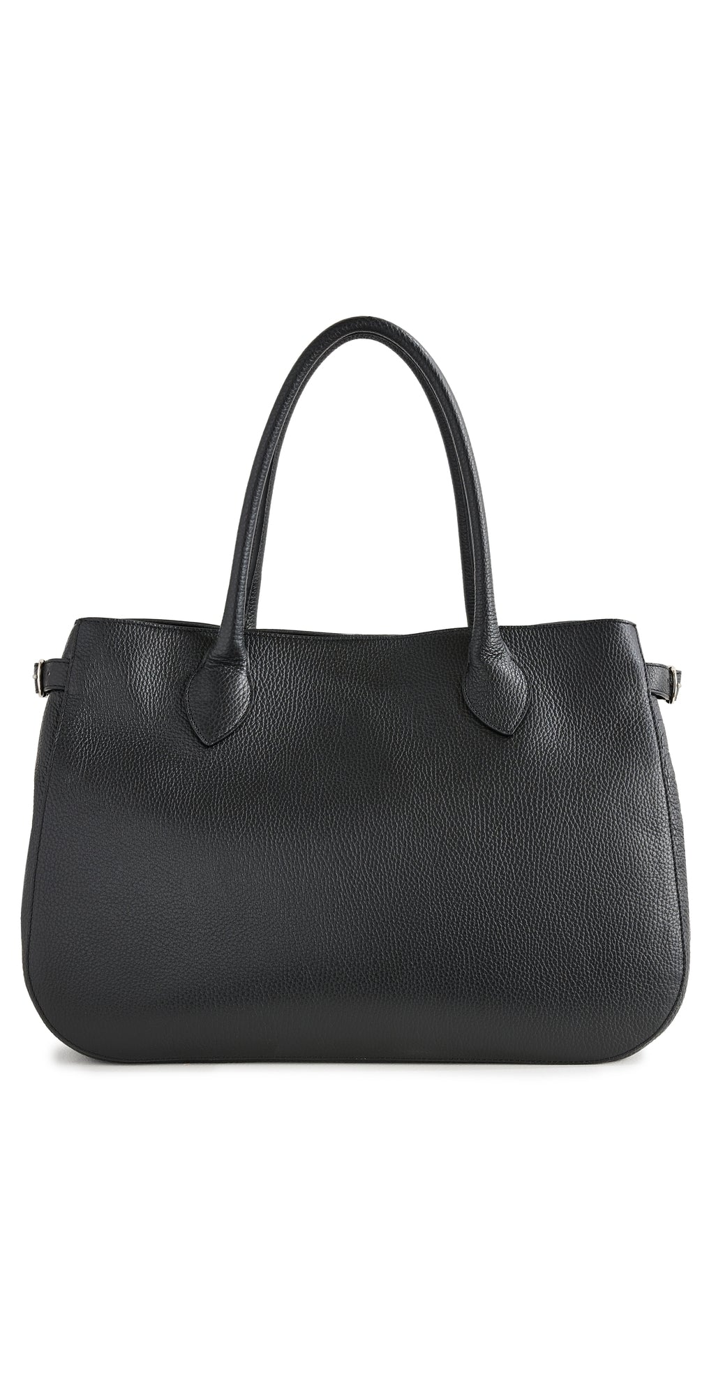 Reformation Oversized Patrizia Bowling Bag Black Leather One Size