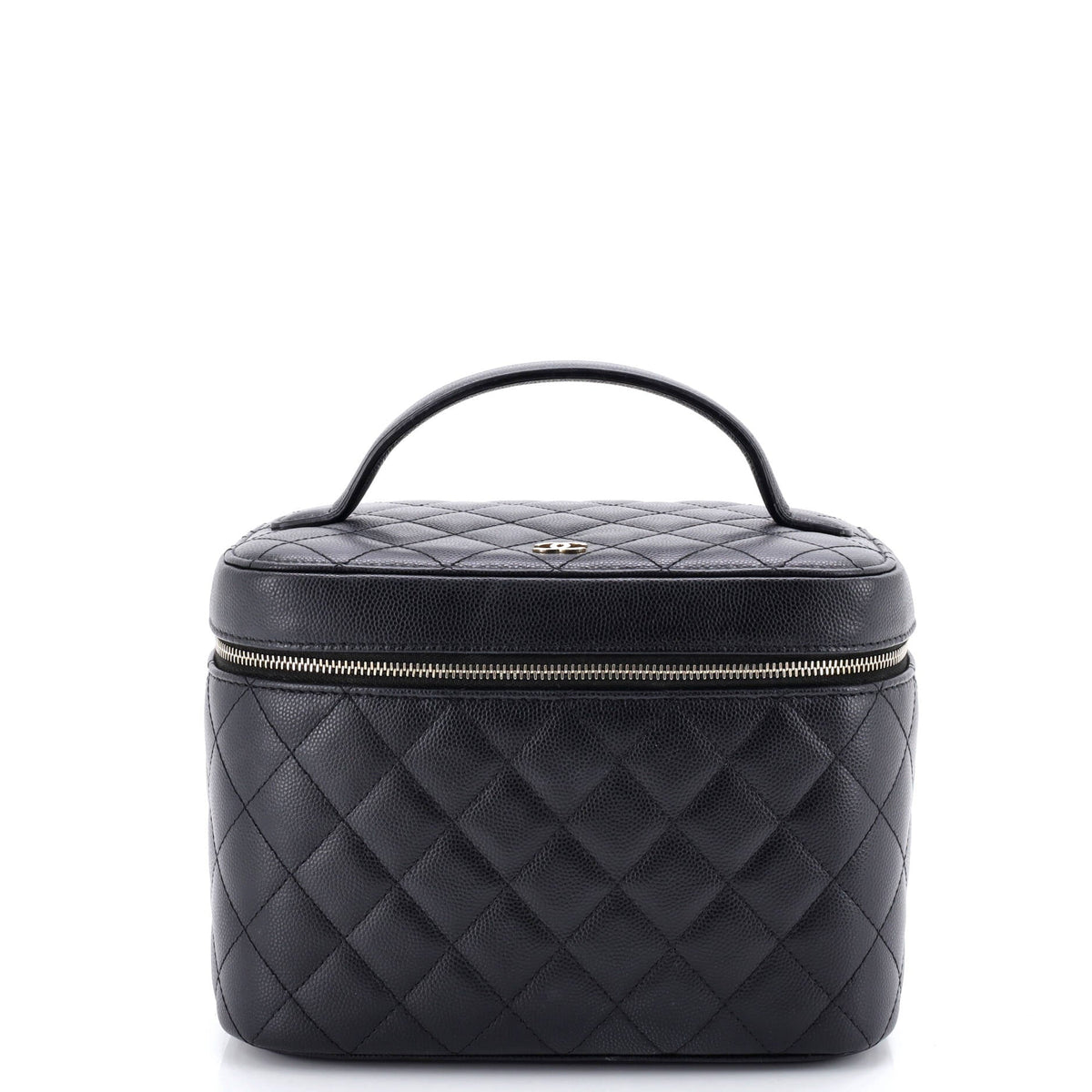Chanel CHANEL Classic Vanity Case Quilted Caviar Medium