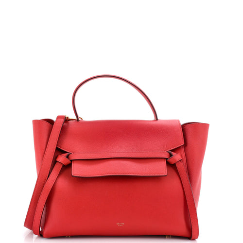 CELINE Belt Bag Textured Leather Mini