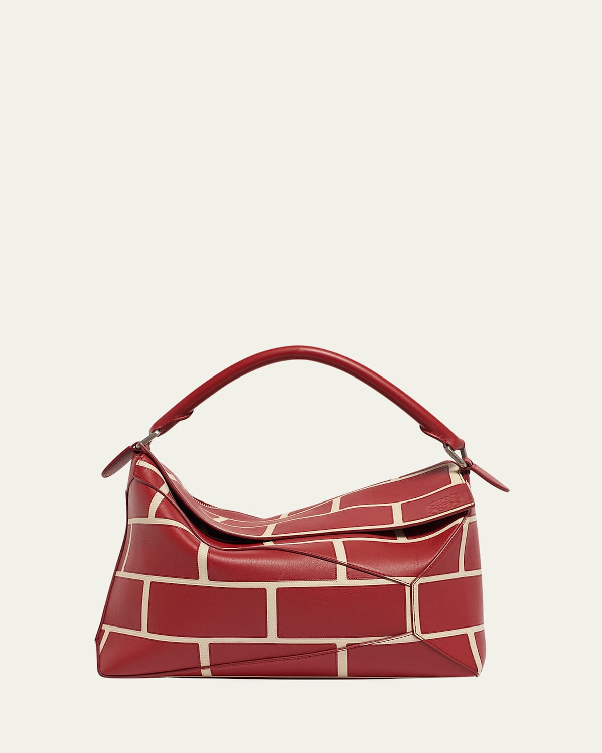 Loewe Men's Large Brick Leather Puzzle Edge Shoulder Bag