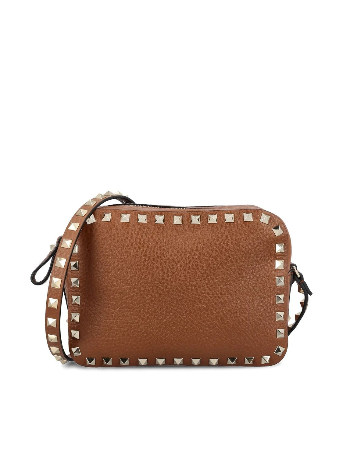 Valentino Women's Rockstud Cross Body Bag in Tobacco | 5W2B0809VSF