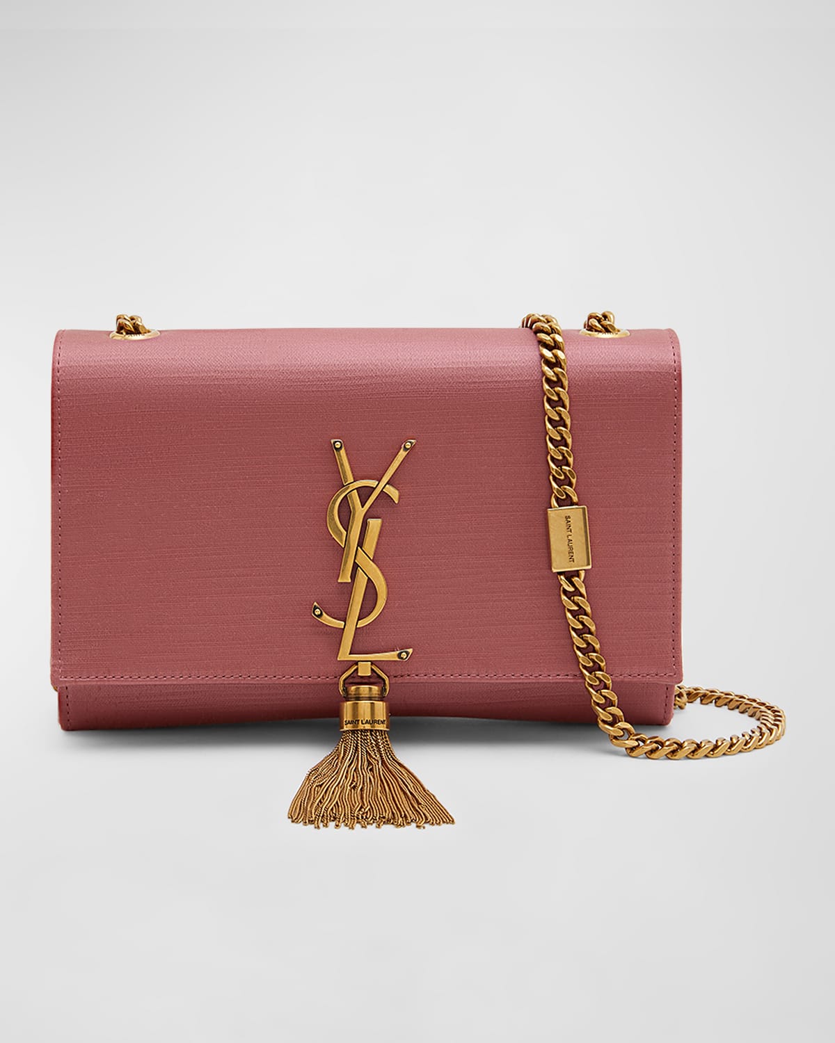 Saint Laurent Kate Small Tassel YSL Crossbody Bag in Satin