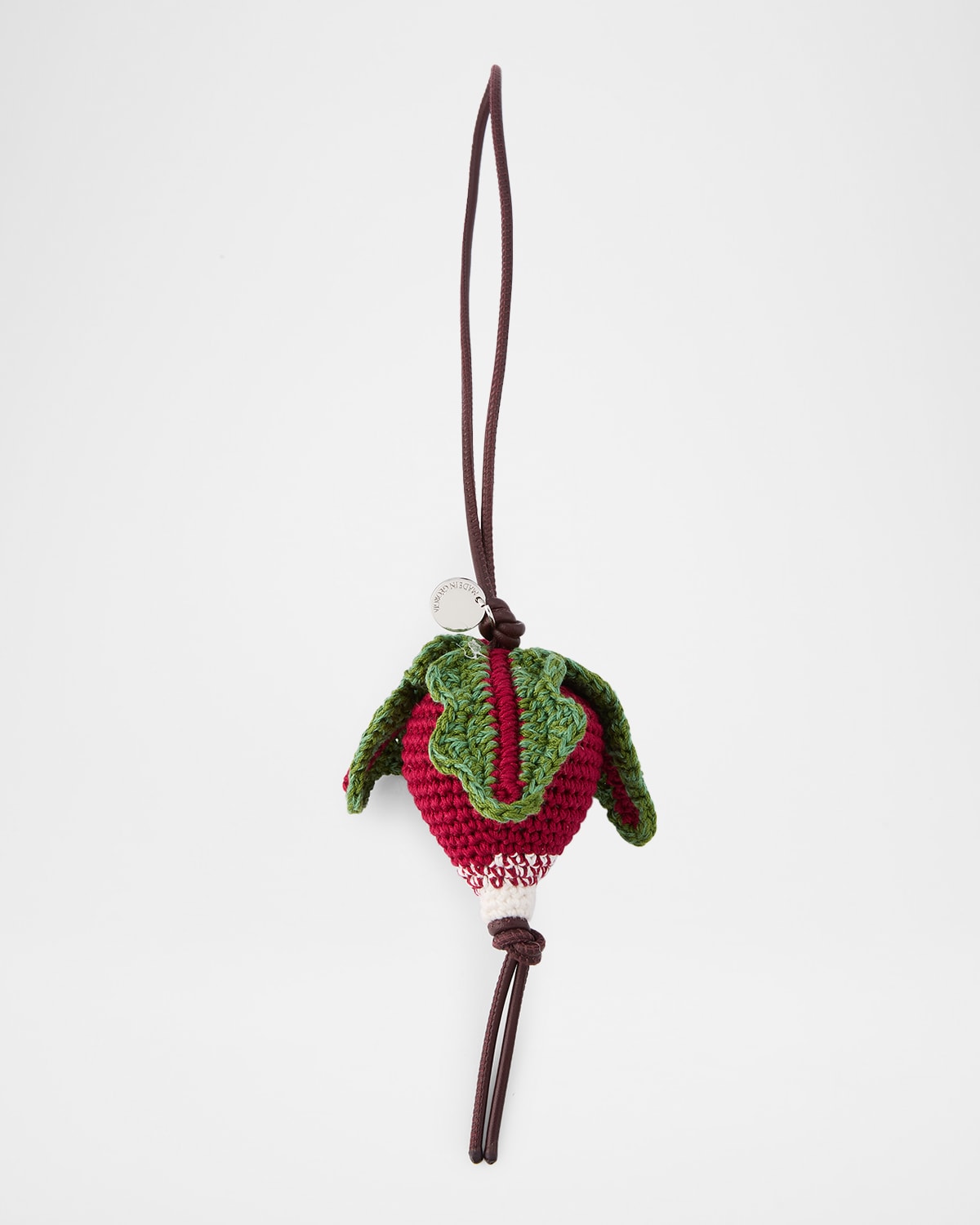 Jw Anderson Hand-Crocheted Radish Bag Charm