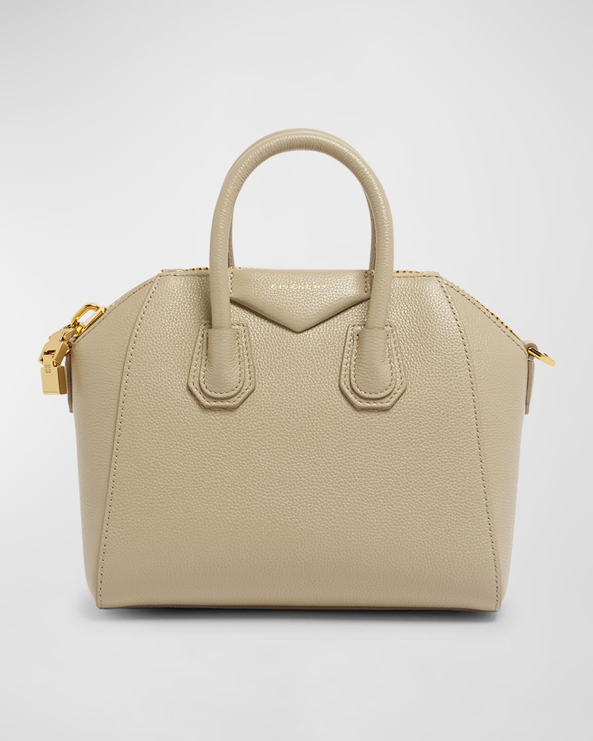 Givenchy Antigona Mini Top-Handle Bag in Grained Leather