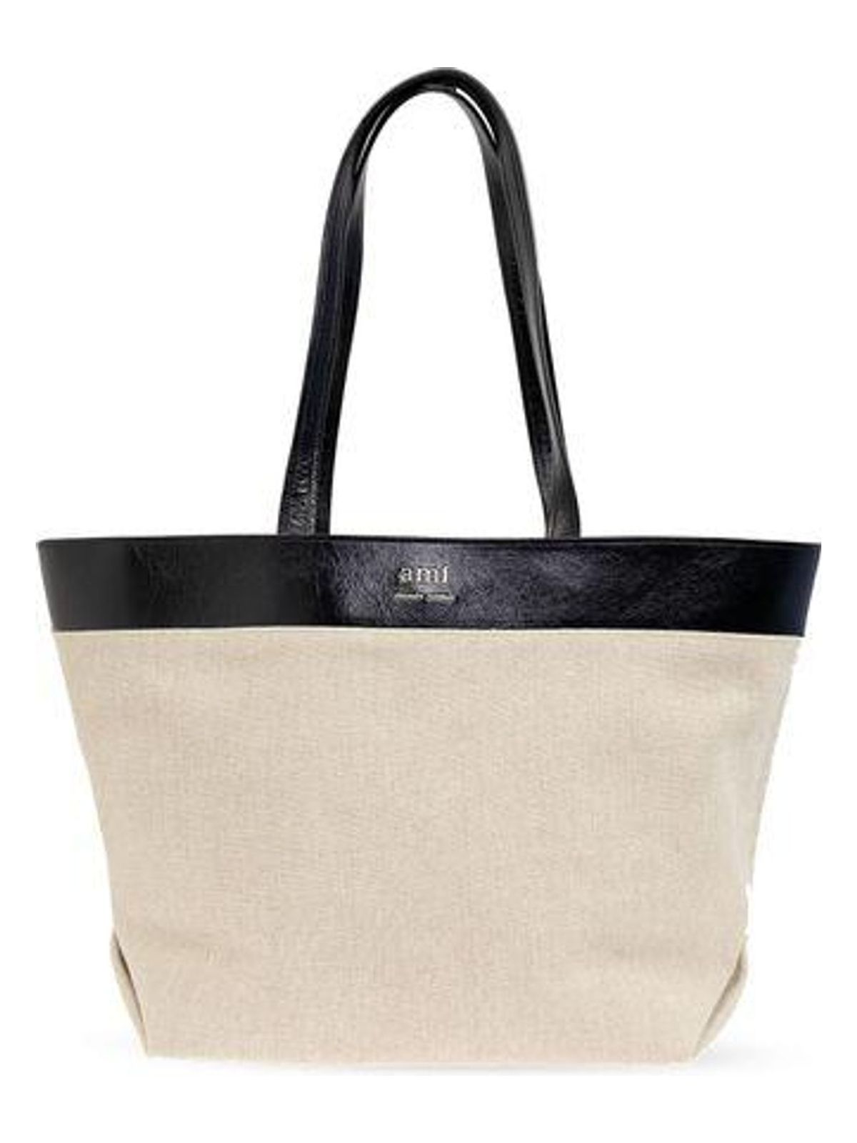 Ami Paris East West Shopper Bag in Beige | ULL506.AW0037 Color 113