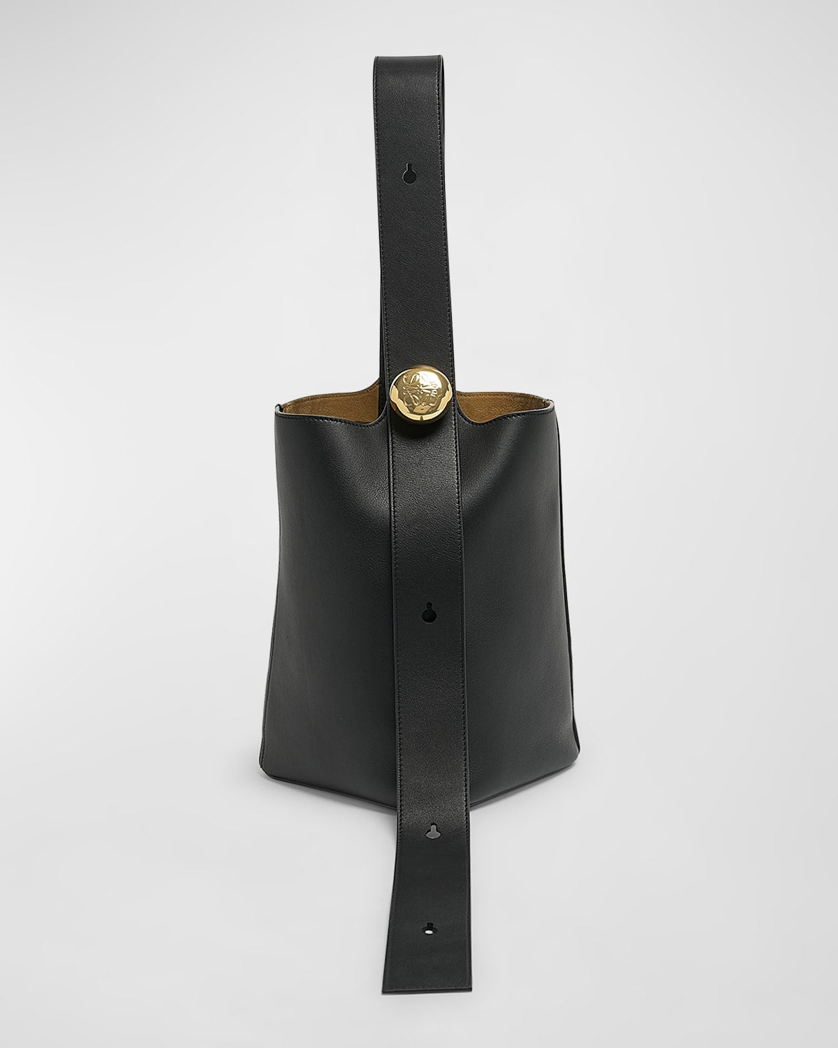 Loewe Anagram Pebble Leather Bucket Bag