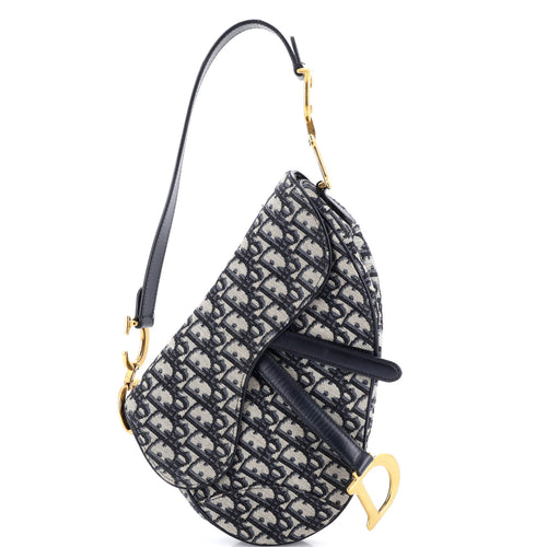 Saddle Handbag Oblique Canvas Medium