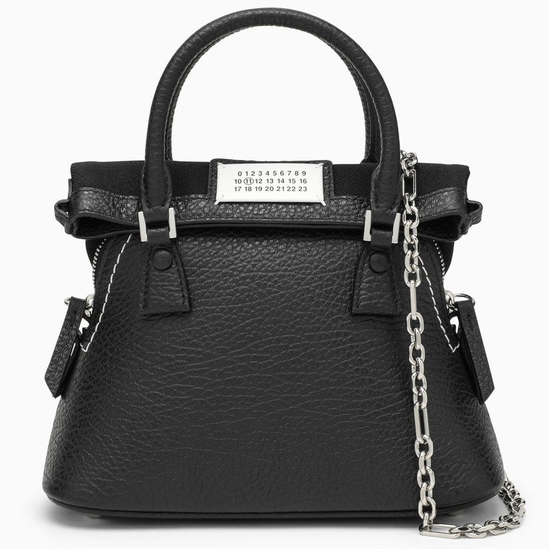 Maison Margiela Micro 5AC Black Leather Bag