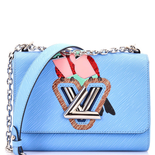 Twist Handbag Bird Motif Epi Leather MM