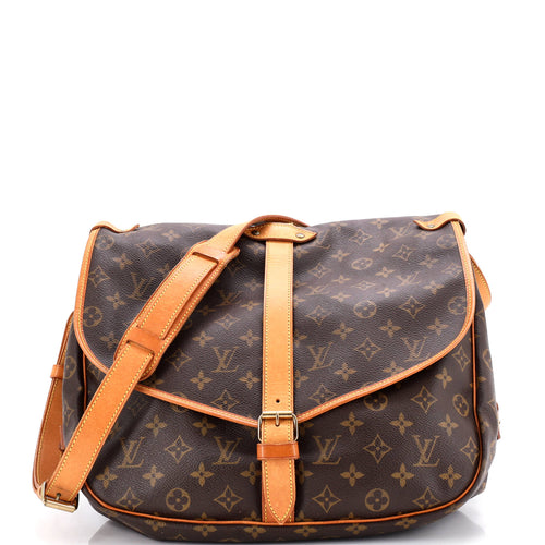 Saumur Handbag Monogram Canvas 35