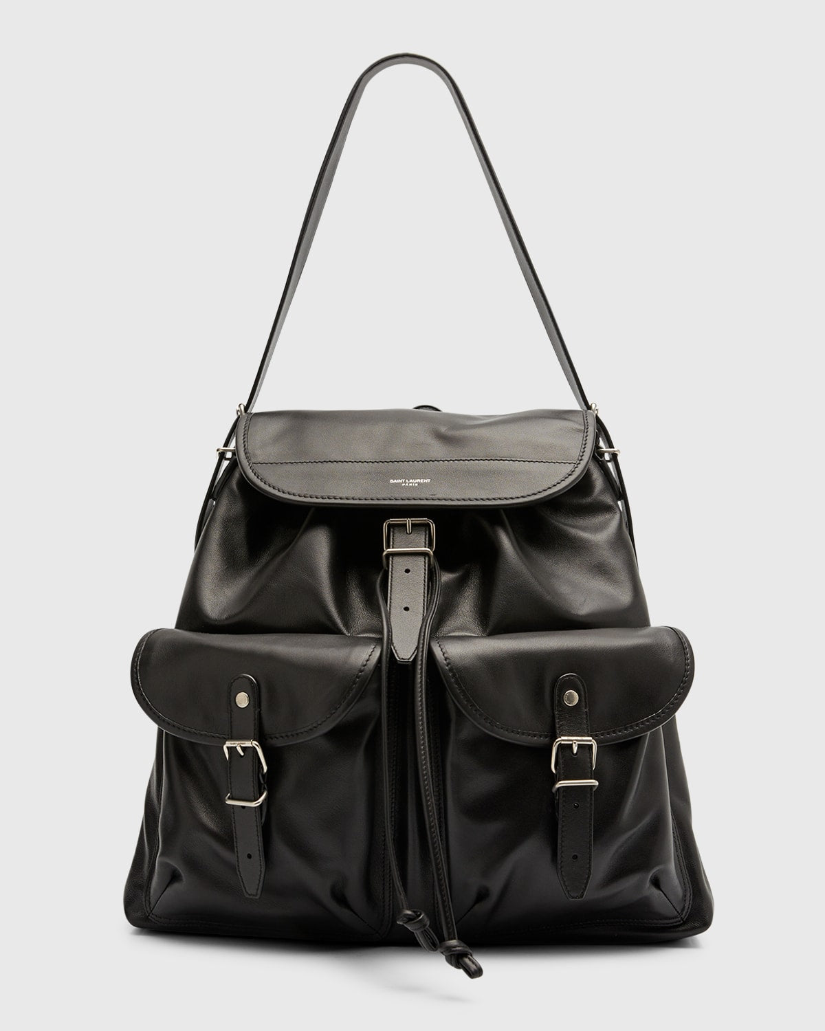 Saint Laurent Backpack Shoulder Bag in Soft Leather