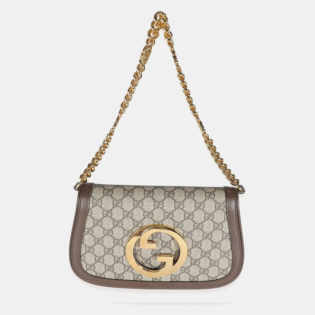 Gucci Beige GG Supreme Canvas Blondie Shoulder Bag