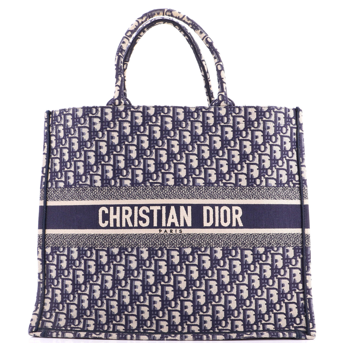 Christian Dior Book Tote Oblique Canvas Large