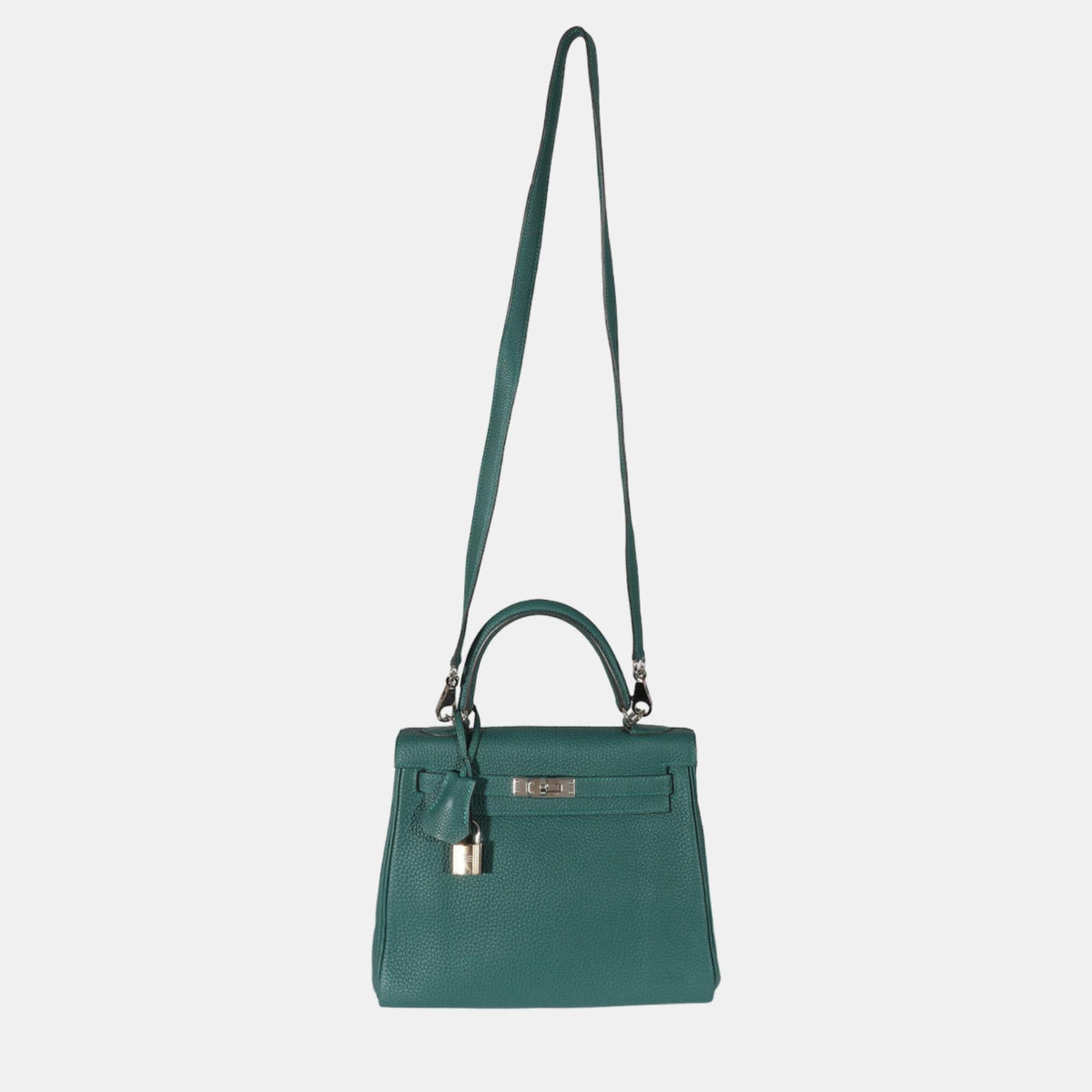 Hermès Malachite Togo Retourne Kelly 25 PHW