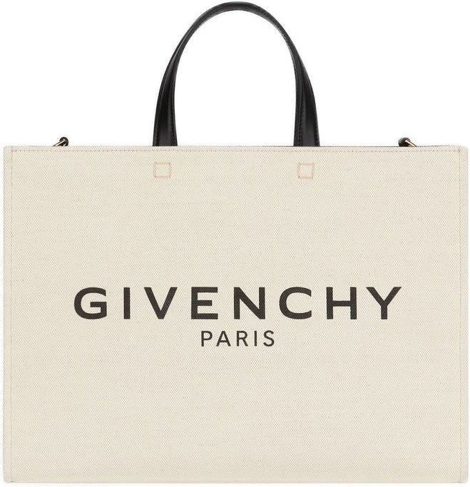 Givenchy Women's G Canvas Tote Bag in Ecru | BB50N2B1DR Color 255