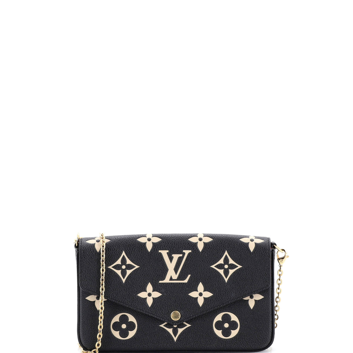 Louis Vuitton Felicie Pochette Bicolor Monogram Empreinte Giant