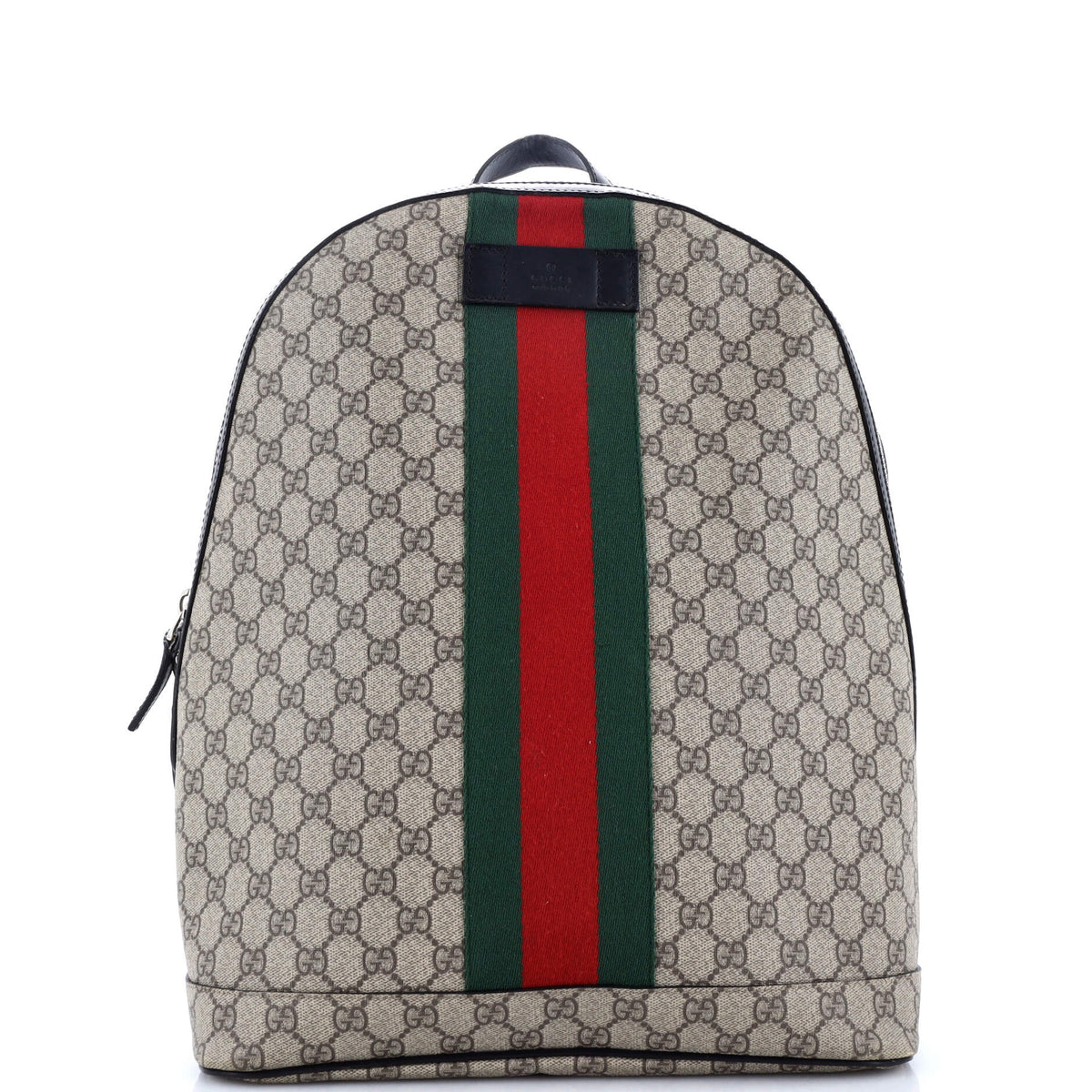 Gucci GUCCI Web Backpack GG Coated Canvas Medium